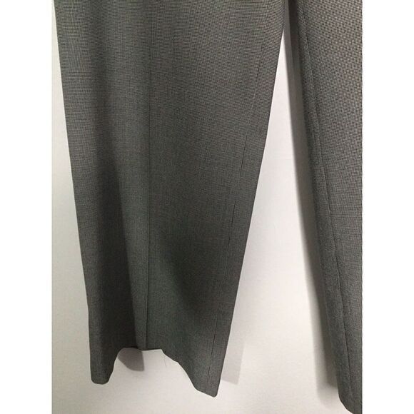 Liz Claiborne Womens Large Dress Pants Trousers Career Black Houndstooth - Picture 6 of 12
